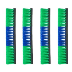 VEVOR Livestock Scratching Brush, 4PCS Goat Scratcher Brush Post with 16 Screws, 16.9