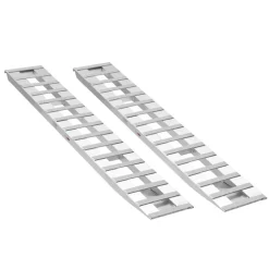 VEVOR Loading Ramps, 2 Pcs 72 x 15 in, Durable Aluminum and Heavy-Duty Trailer Ramp Set with Anti-Slip Plates, 6000 Lbs Combined Capacity, for Carts, Farm Tractors, ATVs, Lawn Mowers, Motorcycles