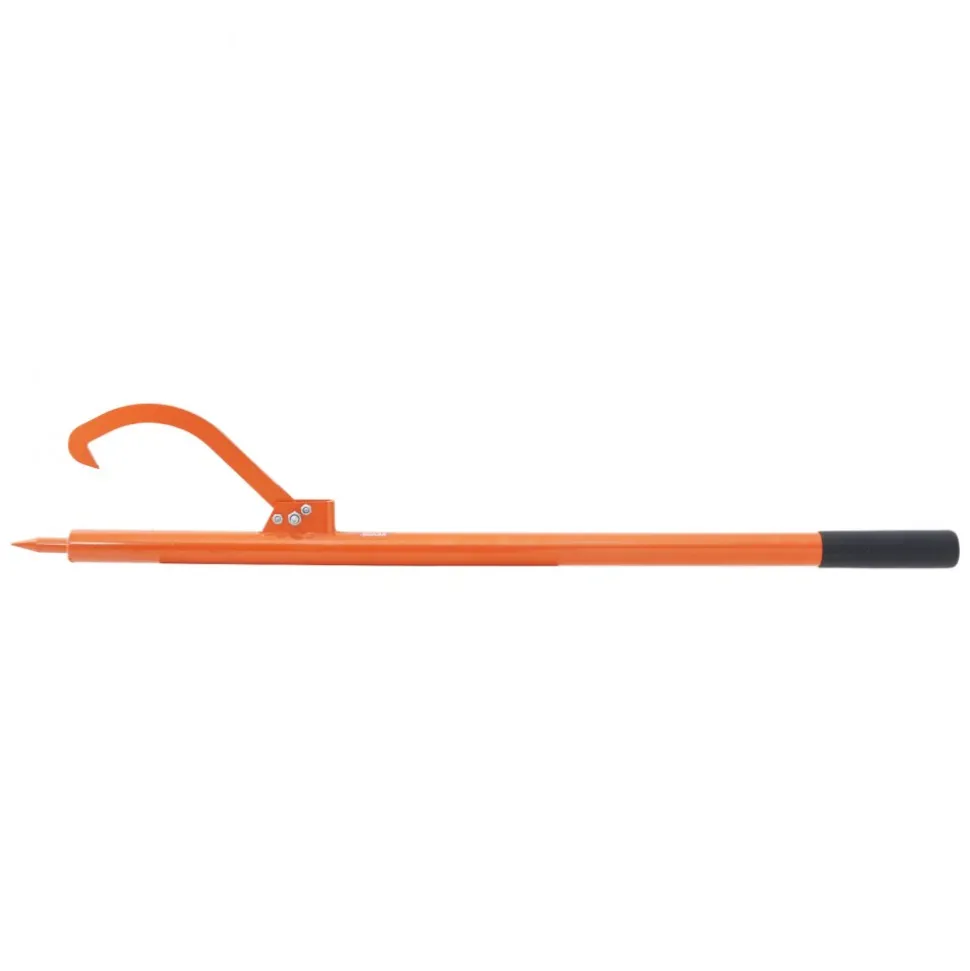VEVOR Log Peavey, 46.5 in, Metal Handle Log Lifter, Heavy Duty Log Roller with Max 19 in Opening, Rust-Resistant Log Jack Cant Hook, Felling Log Roller Tool for Rolling, Raising, Turning Logs