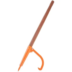 VEVOR Log Peavey, 46.5 in, Wooden Handle Log Lifter, Heavy Duty Log Roller with Max 18 in Opening, Rust-Resistant Log Jack Cant Hook, Felling Log Roller Tool for Rolling, Raising, Turning Logs