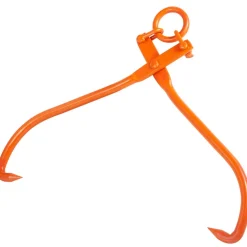 VEVOR Log Skidding Tongs, 32 inch 2 Claw Log Lifting Tongs, Heavy Duty Steel Lumber Skidding Tongs, 1543 lbs/700 kg Loading Capacity, Log Lifting, Handling, Dragging & Carrying Tool