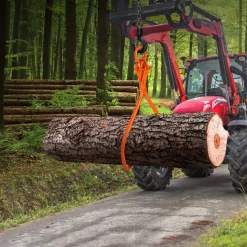 VEVOR Log Skidding Tongs, 32 inch 2 Claw Log Lifting Tongs, Heavy Duty Steel Lumber Skidding Tongs, 1543 lbs/700 kg Loading Capacity, Log Lifting, Handling, Dragging & Carrying Tool