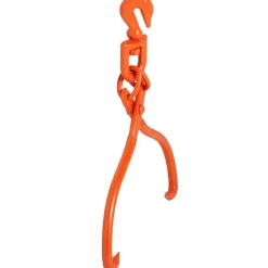 VEVOR Log Skidding Tongs, 18 inch 2 Claw Log Lifting Tongs, Heavy Duty Rotating Steel Lumber Skidding Tongs, 772 lbs/350 kg Loading Capacity, Log Lifting, Handling, Dragging & Carrying Tool