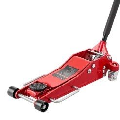 VEVOR Low Profile Floor Jack, 3 Ton (6614 lbs) Capacity, Aluminum Racing Floor Jack with Dual Pistons Quick Lift Pump, Hydraulic Trolley Car Lift for Sports Car, SUV, Pickup, Lifting Range 3.3"-20.3"
