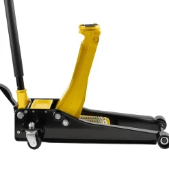 VEVOR Low Profile Floor Jack, 3 Ton (6614 lbs) Capacity, Steel Racing Floor Jack with Dual Pistons Quick Lift Pump & SUV Adapter, Hydraulic Trolley Car Lift for Sports Cars, Lifting Range 2.95