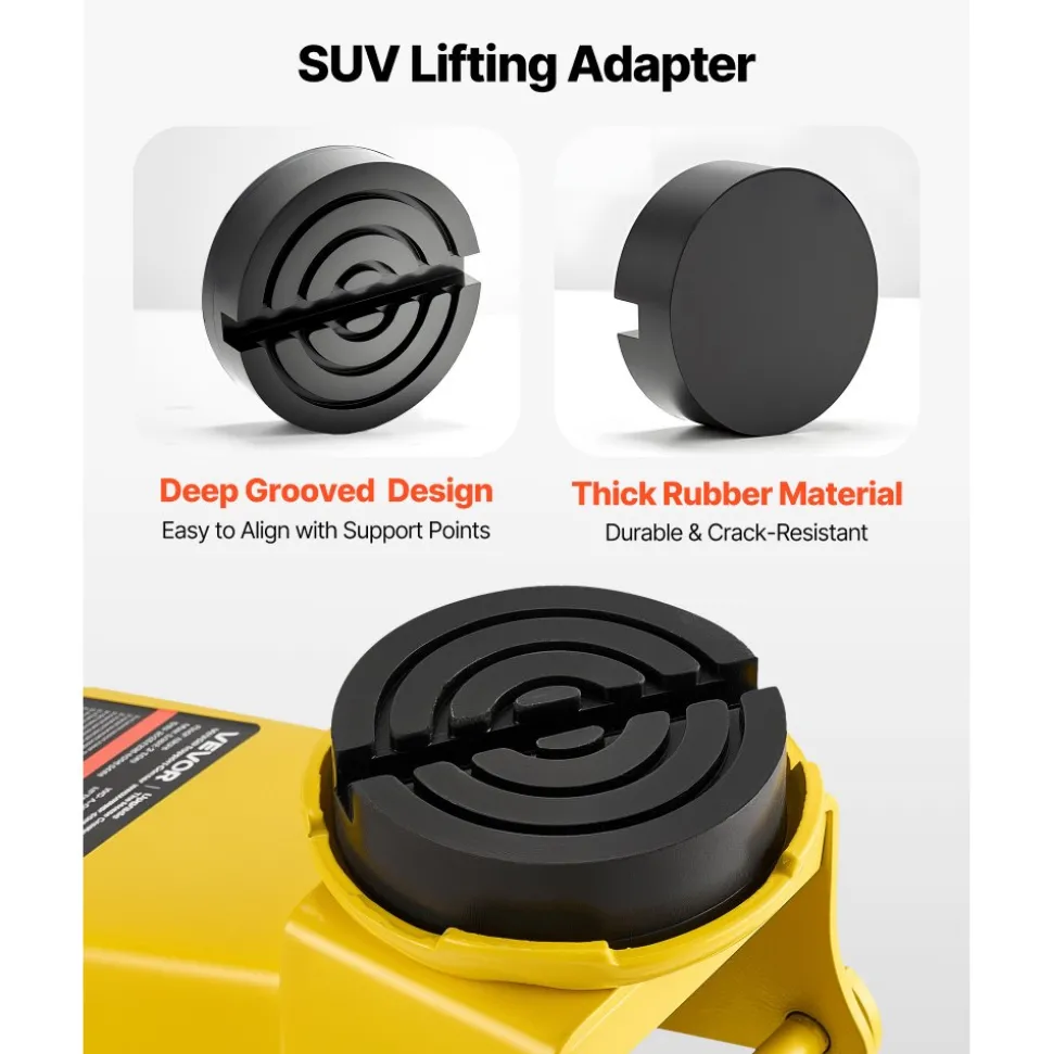 VEVOR Low Profile Floor Jack, 3 Ton (6614 lbs) Capacity, Steel Racing Floor Jack with Single Piston Quick Lift Pump & Foot Pedal, Hydraulic Trolley Car Lift for SUVs, Pickups, Lifting Range 5.1"-19.7"