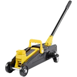 VEVOR Low Profile Floor Jack, 1.5 Ton (3300 lbs) Capacity, Steel Racing Floor Jack with Single Piston Quick Lift Pump, Hydraulic Trolley Car Lift for Sports Cars, Sedans, Lifting Range 5.1-12.2 Inches