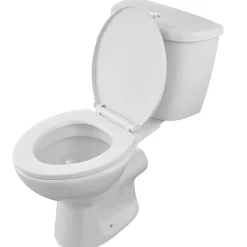 VEVOR Macerating Toilet System with Powerful 700W Macerator Pump, Rear Discharge and Upflush Toilet For Basement, Dual Flush Water Disposal, Macerating Toilet System Kit with 3-Inlet, Space Saving