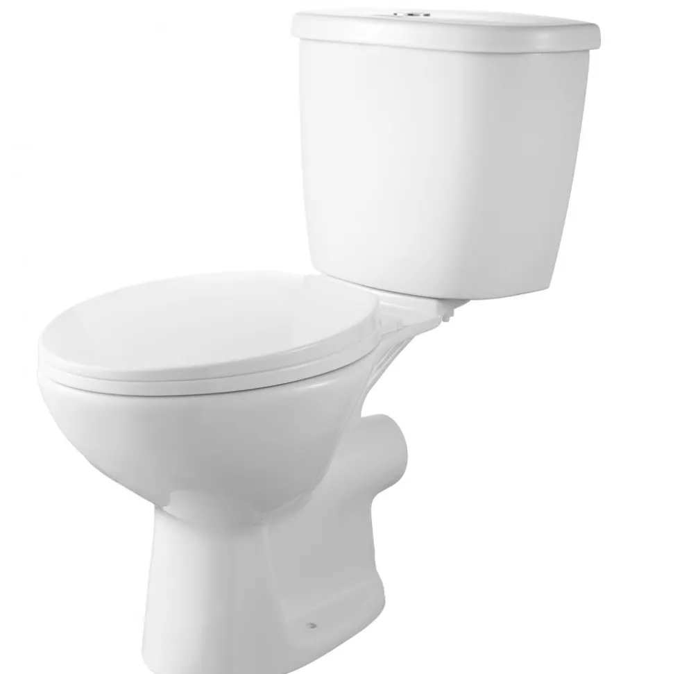 VEVOR Macerating Toilet System with Powerful 700W Macerator Pump, Rear Discharge and Upflush Toilet For Basement, Dual Flush Water Disposal, Macerating Toilet System Kit with 3-Inlet, Space Saving