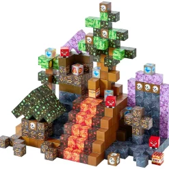 VEVOR Magnetic Blocks, 100 PCS Dark Castle Set, Magnetic Building Cubes for Kids, STEM Montessori Sensory Toys for Christmas Birthday Gift, Construction Stacking Toy for 3+ Years Old Boys & Girls