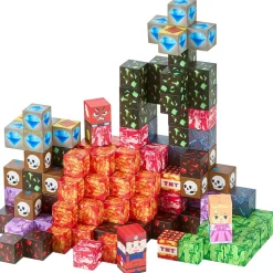 VEVOR Magnetic Blocks, 150 PCS Dark Castle Set, Magnetic Building Cubes for Kids, STEM Montessori Sensory Toys for Christmas Birthday Gift, Construction Stacking Toy for 3+ Years Old Boys & Girls