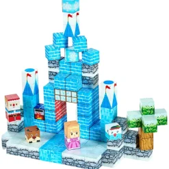VEVOR Magnetic Blocks, 150 PCS Glacier Castle Set, Magnetic Building Cubes for Kids, STEM Montessori Sensory Toys for Christmas Birthday Gift, Construction Stacking Toy for 3+ Years Old Boys & Girls