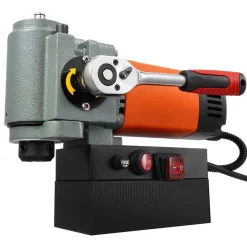 VEVOR Magnetic Drill Press, 1300W Low Profile Mag Drill, Light Weight Portable Mag Drilling Machine with Cooling Device and Overload Protection, Mag Press for Equipment Installation, Industrial