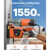 VEVOR Magnetic Drill, 1550W Motor 2 in Coring Diameter, 2922 lbf Magnetic Force, 0-550 RPM Variable Speed, Portable Electric Mag Drill Press Drilling Machine for Metal Surface, Home Improvement