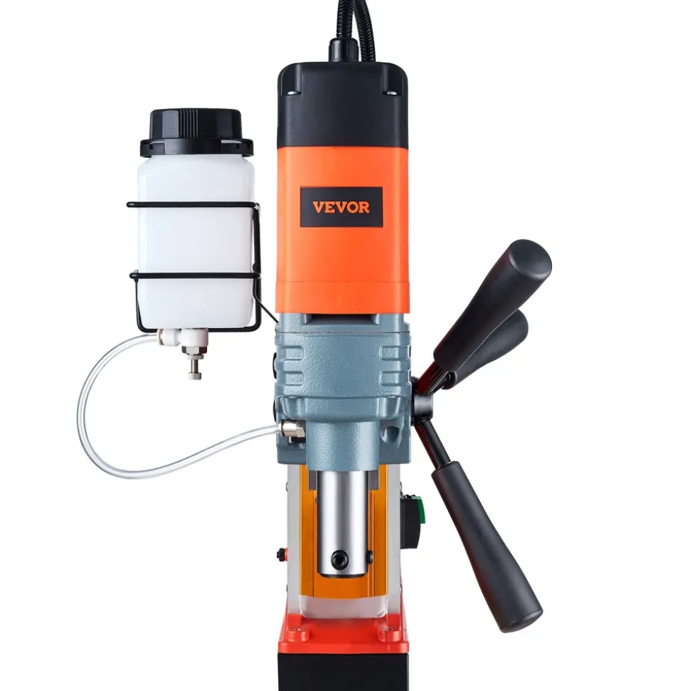 VEVOR Magnetic Drill, 1300W Motor 1.6 in Boring Diameter, 2810 lbf Portable Electric Mag Drill Press, 810 RPM No-Load Speed, Drilling Machine for Metal Surface, Industrial and Home Improvement