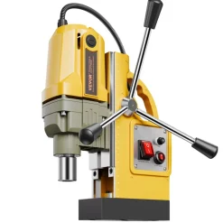 VEVOR Magnetic Drill, 1400W Motor 1.6 in Boring Diameter, 2810 lbf Portable Electric Mag Drill Press, 800 RPM No-Load Speed, Drilling Machine for Metal Surface, Industrial and Home Improvement