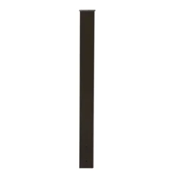VEVOR Mailbox Post, 43 x 4 x 4 Inches, Steel In-Ground Mounting Mail Box Stand with Powder Coating Surface, Heavy Duty Metal Post Sleeve Kit for Outside Curbside Residential Use, Easy Install, Bronze