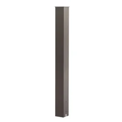 VEVOR Mailbox Post, 43 x 4 x 4 Inches, Steel In-Ground Mounting Mail Box Stand with Powder Coating Surface, Heavy Duty Metal Post Sleeve Kit for Outside Curbside Residential Use, Easy Install, Bronze