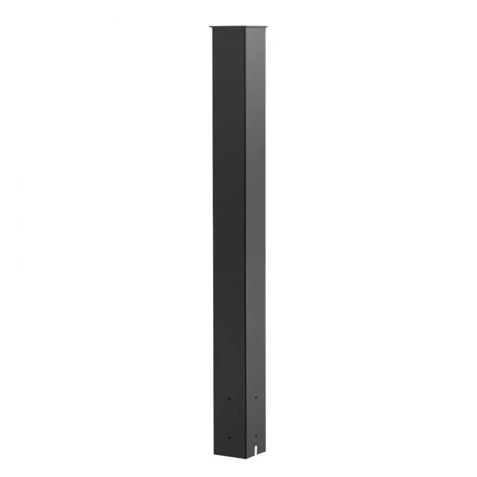 VEVOR Mailbox Post, 43 x 4 x 4 Inches, Steel In-Ground Mounting Mail Box Stand with Powder Coating Surface, Heavy Duty Metal Post Sleeve Kit for Outside Curbside Residential Use, Easy Install, Black