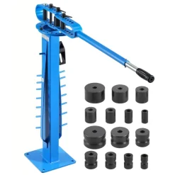 VEVOR Manual Bending Machine with 14 Bending Dies, 200° Heavy-Duty Bending Tool for Copper Aluminum Iron Pipes, Ideal for HVAC Air Conditioning Refrigerator Auto Repair