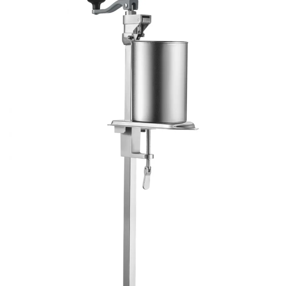 VEVOR Manual Can Opener, Sturdy Table-Mounted Opener for Big Cans, Durable with Stand, Height-Adjustable Professional Bottle Opener, Suitable for Cans Up to 15.7" High, Ideal for Restaurants, Hotel
