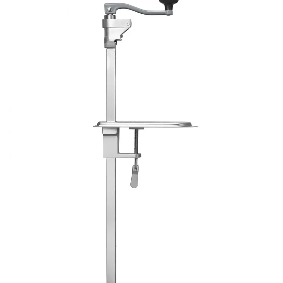 VEVOR Manual Can Opener, Sturdy Table-Mounted Opener for Big Cans, Durable with Stand, Height-Adjustable Professional Bottle Opener, Suitable for Cans Up to 15.7" High, Ideal for Restaurants, Hotel