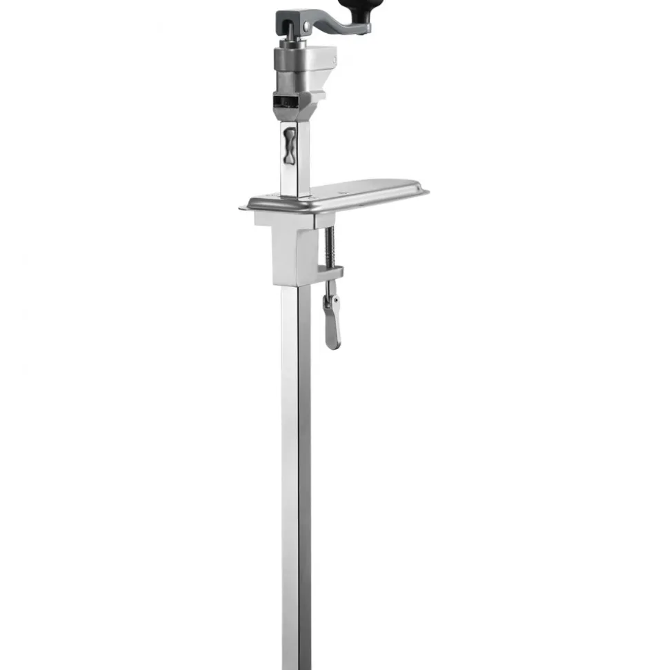 VEVOR Manual Can Opener, Sturdy Table-Mounted Opener for Big Cans, Durable with Stand, Height-Adjustable Professional Bottle Opener, Suitable for Cans Up to 15.7" High, Ideal for Restaurants, Hotel