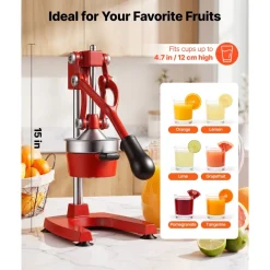VEVOR Manual Citrus Juicer, 15