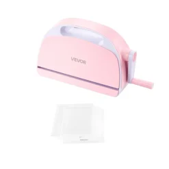 VEVOR Manual Die Cutting and Embossing Machine, 9" Opening, Portable Die Cut Machine with Cutting Plates, Ergonomic Handle, Easy to Store, for Arts and Crafts, Scrapbooking, Card Making, Crafting