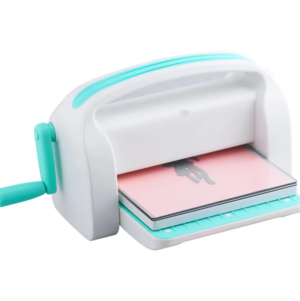 VEVOR Manual Die Cutting & Embossing Machine, Portable Cut Machines, 9 inch Opening Scrapbooking Machine Full Kit Included, For Arts & Crafts, Scrapbooking, Card Making and Crafting, White