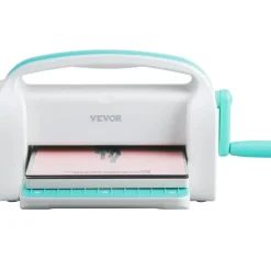 VEVOR Manual Die Cutting & Embossing Machine, Portable Cut Machines, 9 inch Opening Scrapbooking Machine Full Kit Included, For Arts & Crafts, Scrapbooking, Card Making and Crafting, White