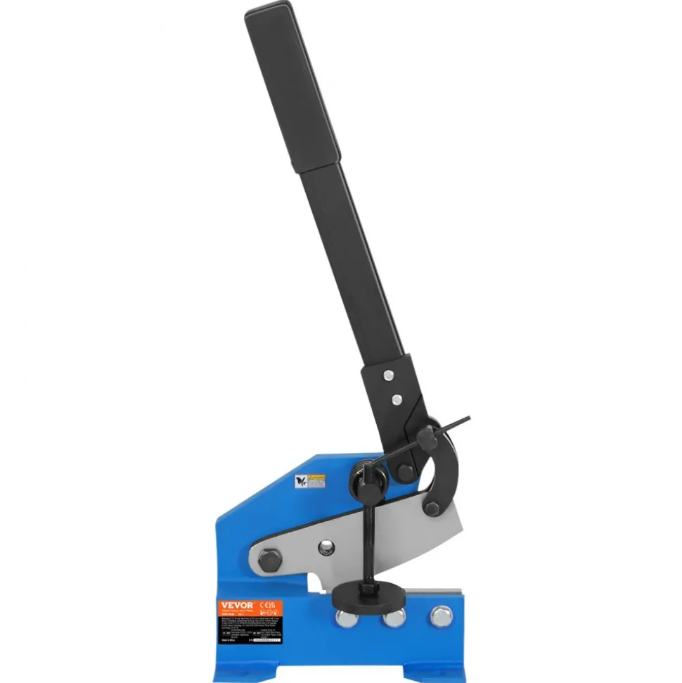 VEVOR 5" Manual Hand Plate Shear for Metal Sheet Processing, HS-5 Benchtop Cutter with Q235 Material, for Crafts Thick Steel Crafting, Heavy Duty Roll Press Machine for Builders, DIY Enthusiasts