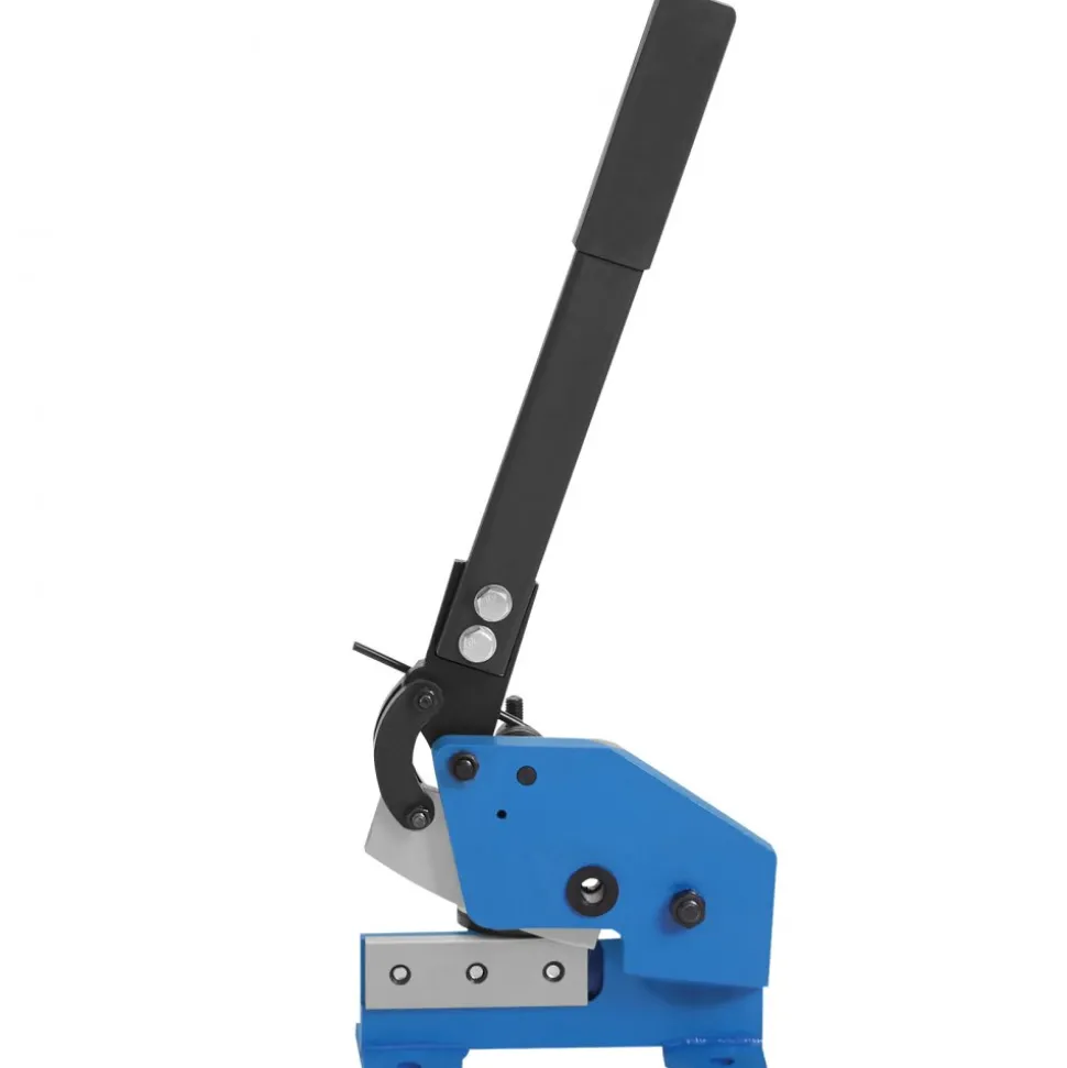 VEVOR 5" Manual Hand Plate Shear for Metal Sheet Processing, HS-5 Benchtop Cutter with Q235 Material, for Crafts Thick Steel Crafting, Heavy Duty Roll Press Machine for Builders, DIY Enthusiasts