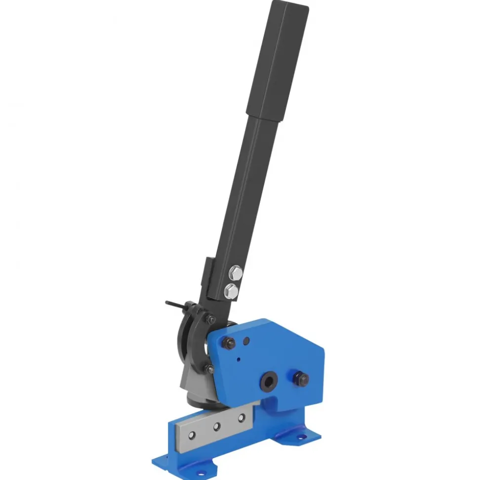 VEVOR 5" Manual Hand Plate Shear for Metal Sheet Processing, HS-5 Benchtop Cutter with Q235 Material, for Crafts Thick Steel Crafting, Heavy Duty Roll Press Machine for Builders, DIY Enthusiasts