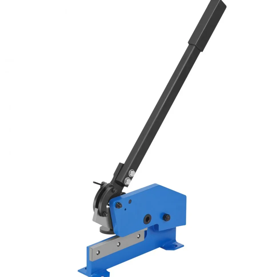 VEVOR 8" Manual Hand Plate Shear for Metal Sheet Processing, HS-8 Benchtop Cutter with Q235 Material, for Crafts Thick Steel Crafting, Heavy Duty Roll Press Machine for Builders, DIY Enthusiasts