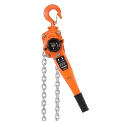 VEVOR Manual Lever Chain Hoist, 1-1/2T 3300LBS Capacity Heavy Duty Come Along, 20FT Lift G80 Alloy Steel Chain With Dual Pawl Mechanical Brake,360°Rotating Hooks, for Warehouse Construction Garage