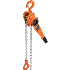 VEVOR Manual Lever Chain Hoist, 1-1/2T 3300LBS Capacity Heavy Duty Come Along, 20FT Lift G80 Alloy Steel Chain With Dual Pawl Mechanical Brake,360°Rotating Hooks, for Warehouse Construction Garage