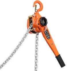 VEVOR Manual Lever Chain Hoist, 1-1/2T 3300LBS Capacity Heavy Duty Come Along, 20FT Lift G80 Alloy Steel Chain With Dual Pawl Mechanical Brake,360°Rotating Hooks, for Warehouse Construction Garage