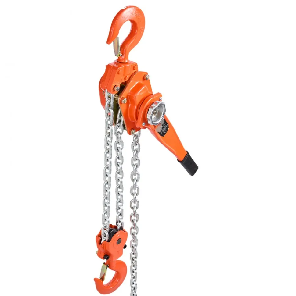 VEVOR Manual Lever Chain Hoist, 6T 13200LBS Capacity Heavy Duty Come Along, 20FT Lift G80 Alloy Steel Chain With Dual Pawl Mechanical Brake,360°Rotating Hooks, for Warehouse Construction Garage