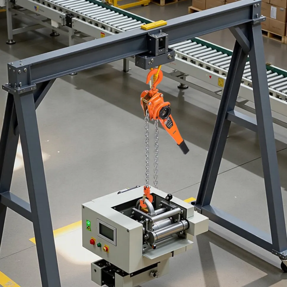 VEVOR Manual Lever Chain Hoist, 3/4T 1650LBS Capacity Heavy Duty Come Along, 20FT Lift G80 Alloy Steel Chain With Dual Pawl Mechanical Brake,360°Rotating Hooks, for Warehouse Construction Garage