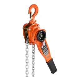 VEVOR Manual Lever Chain Hoist, 1T 2200LBS Capacity Heavy Duty Come Along, 10FT Lift G80 Alloy Steel Chain With Dual Pawl Mechanical Brake,360°Rotating Hooks, for Warehouse Construction Garage