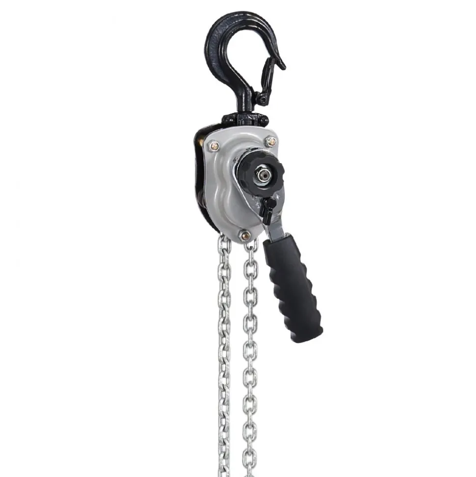 VEVOR Manual Lever Chain Hoist, 1/4T 550LBS Capacity Heavy Duty Come Along, 10FT Lift G80 Alloy Steel Chain With Dual Pawl Mechanical Brake,360°Rotating Hooks, for Warehouse Construction Garage