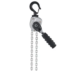 VEVOR Manual Lever Chain Hoist, 1/2T 1100LBS Capacity Heavy Duty Come Along, 20FT Lift G80 Alloy Steel Chain With Dual Pawl Mechanical Brake,360°Rotating Hooks, for Warehouse Construction Garage