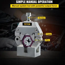 VEVOR Manually Operated AC Hose Crimper Hydra-Krimp 71550 Manual AC Hose Crimper Kit Air Conditioning Repair Handheld AC Hose Crimping Tool with 4 Dies