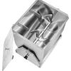 VEVOR Manual Meat Mixer, 60 Pound Max Capacity Tilt Tank Meat Mixer, Stainless Steel Meat Processing Equipment, Sausage Mixer Machine with Lid and Handle, Ground Beef Hand Mixer, Silver