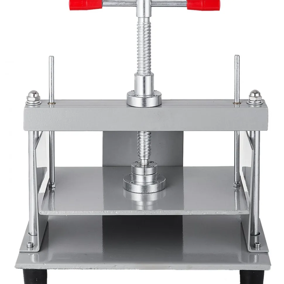 VEVOR Manual Paper Press Machine, 12x8.6 inch for A4 Sized Papers Flatting Machine, 10cm Thickness Steel Frame Manual Flat Paper Press Machine, Papermaking Book Press