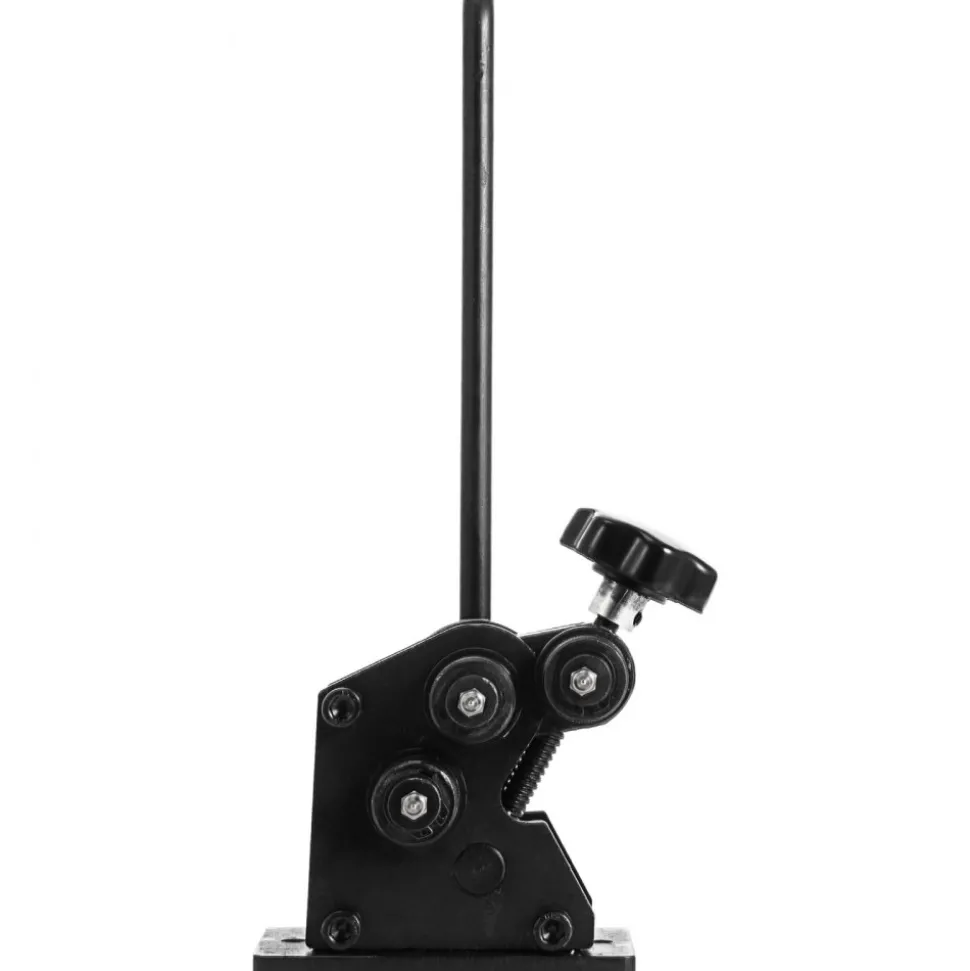 VEVOR Manual Plate Steel Ring Bender 13-1/2inch Single Pinch Portable Hand Crank Ring Handle Rolling 3inch And Larger Circular Rings