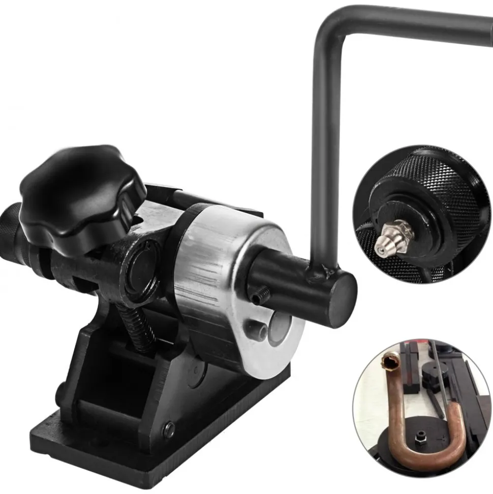 VEVOR Manual Plate Steel Ring Bender 13-1/2inch Single Pinch Portable Hand Crank Ring Handle Rolling 3inch And Larger Circular Rings