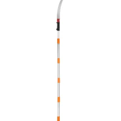 VEVOR Manual Pole Saw,4.6-9.8 ft Extendable Tree Pruner, Sharp Steel Blade for High Branches Trimming, Manual Branch Trimmer with Lightweight Aluminum Alloy Handle, for Pruning Palms and Shrubs