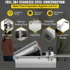 VEVOR Manual Sausage Stuffer, 11 LBS / 5 L Vertical Meat Stuffer, Dual-Speed Sausage Casing Meat Filling Machine, Stainless Steel Heavy Duty Filler with 5 Stuffing Tubes, for Commercial & Home Use